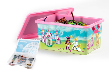 Playmobil 064671 Large Storage Box 23 L With Compartment Box 