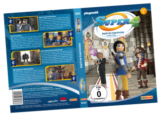Playmobil - 80478-ger - DVD Super4 (n.3): Angriff der Feuerdrachen - Detail Playmobil - 80478-ger - DVD Super4 (n.3): Angriff der Feuerdrachen