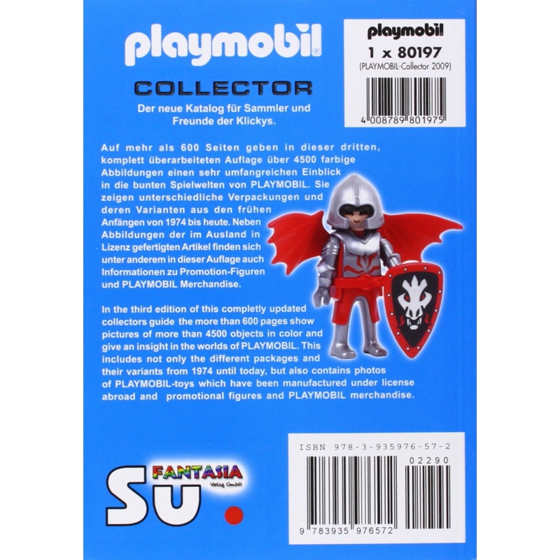 Playmobil collector 3rd edition book catalog 627 pages 1974-2009 