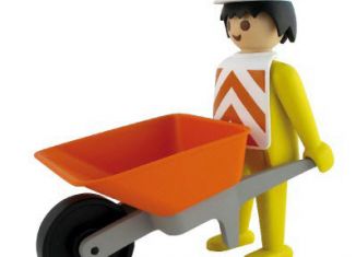 Playmobil - 00000 - Ouvrier avec brouette