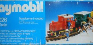 Playmobil - 4026-usa - Set Tren Diésel de Mercancías