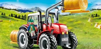 Playmobil - 6867 - Tractor rojo doble tracción con pala