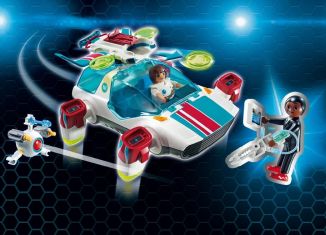 Playmobil - 9002 - FulguriX with Agent Gene