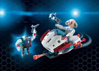 Playmobil - 9003 - Skyjet with Dr. X & Robot - Detail Playmobil - 9003 - Skyjet with Dr. X & Robot