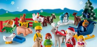 Playmobil - 9009 - Papá Noel en granja