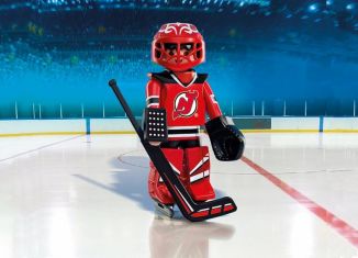 Playmobil - 9036-usa - NHL® New Jersey Devils® Goalie