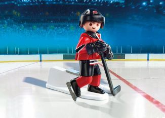 Playmobil - 9037-usa - NHL® New Jersey Devils® Player