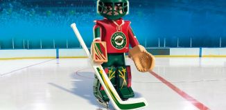 Playmobil - 9038-usa - NHL® Minnesota Wild®-Goalie