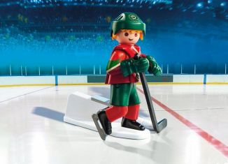 Playmobil - 9039-usa - NHL® Minnesota Wild® Player