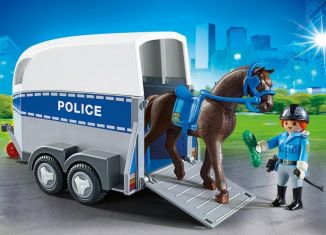 Playmobil - 6922 - Berittene Polizei mit Anhänger