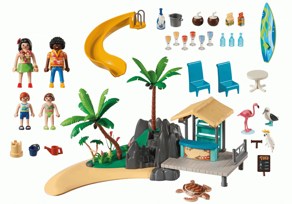 Playmobil 6979 - Karibikinsel mit Strandbar - Zurück