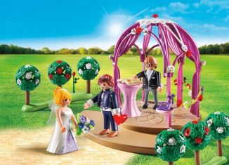 Playmobil - 9229 - Wedding pavilion with bridal couple