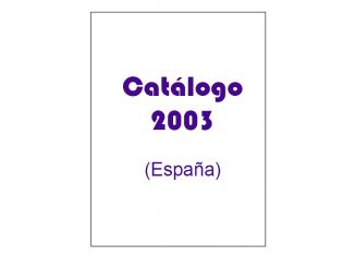 Playmobil - 00000-esp - Catálogo 2003