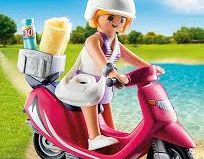 Playmobil - 9084 - Vacancière avec scooter
