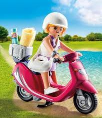 Playmobil - 9084 - Chica con motocicleta