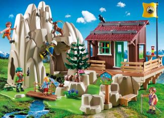 Playmobil - 9126 - Rock Climbers with Cabin