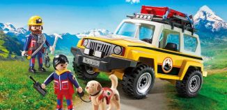 Playmobil - 9128 - Secouristes des montagnes avec véhicule