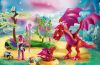 Playmobil - 9134 - Hada y mamá dragón con cría