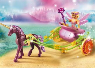 Playmobil - 9136 - Blumenfee mit Einhornkutsche - Detail Playmobil - 9136 - Blumenfee mit Einhornkutsche