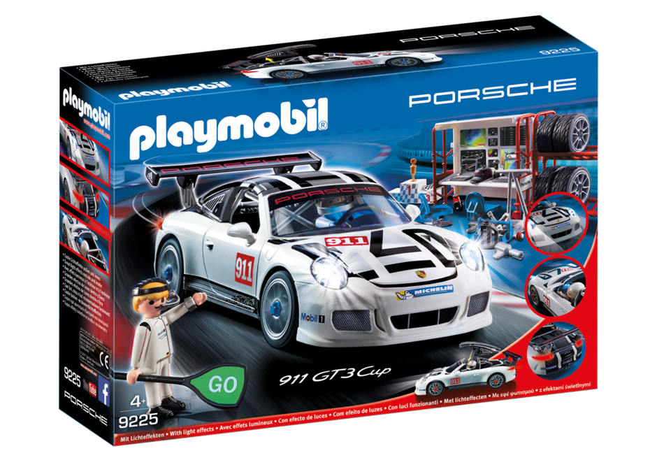 oprindelse skrubbe kim Playmobil Set: 9225 - Porsche 911 GT3 Cup - Klickypedia