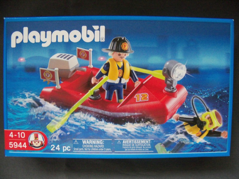 Playmobil Ocean Rescue Fire Boat Set
