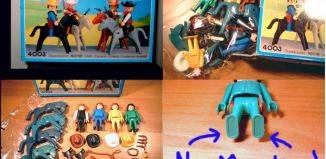 Playmobil - 4003-lyr - Cowboys mit Pferden
