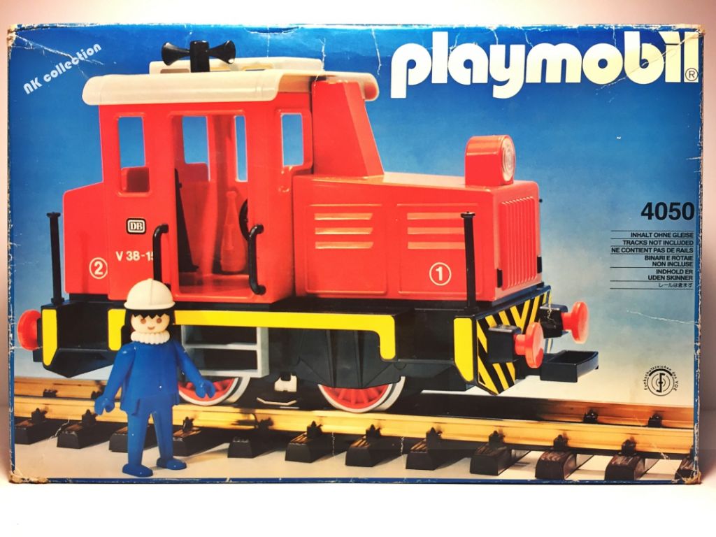 Playmobil 4050 - Red Diesel Locomotive - Box