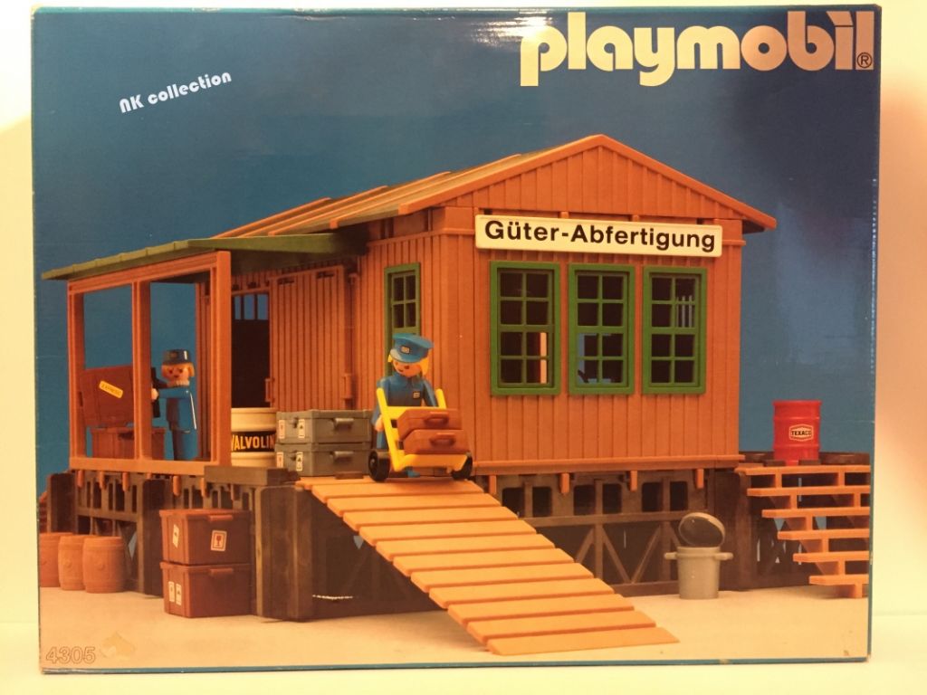 Playmobil 4305v1 - Almacén de mercancías - Caja