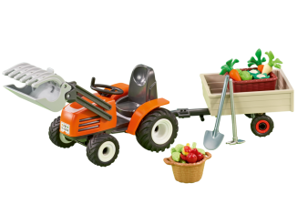 Playmobil - 6537 - Kompakter Frontlader mit Anhänger