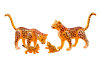 Playmobil - 6539 - Leopard family