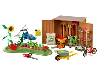 Playmobil - 6558 - Châlet d'outils avec jardin
