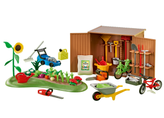 Playmobil - 6558 - Tool Shed with Garden