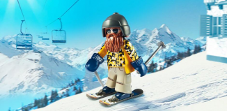Playmobil - 9284 - Skiers with POLES