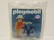 Playmobil - 0000 - ESSO girl with bike