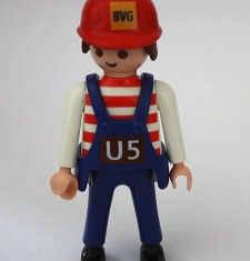 Playmobil - 30794973-ger - Wartungsarbeiter (U5, 2015) Schild