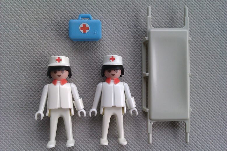 Playmobil 3164 - 2 Paramedics - Back