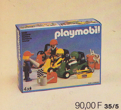 Playmobil 3133 - Go karts - Back