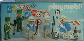 Playmobil - 3226 - Polizisten und Verkehrsschilder