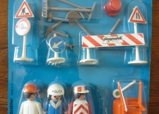 Playmobil - 3212s1v2 - Policeman & workers