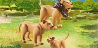 Playmobil - 6642 - Famille de lion