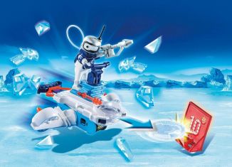 Playmobil - 6833 - ice android with spacecraft - Detail Playmobil - 6833 - ice android with spacecraft