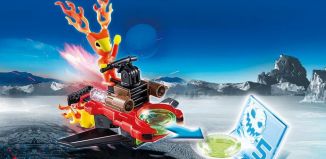 Playmobil - 6834 - Fire alien with spacecraft