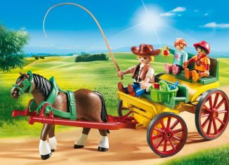 Playmobil - 6932 - Calèche avec attelage