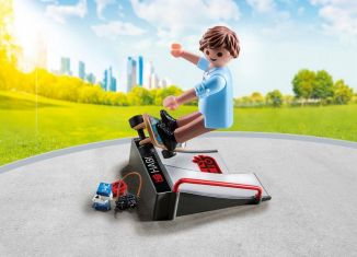 Playmobil - 9094 - Skateur avec rampe