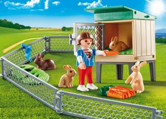 Playmobil - 9104-usa - Bunny Barn Carry Case