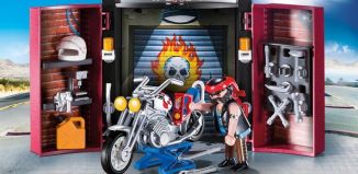 Playmobil - 9108-usa - Boîte de jeu " atelier des motocyclettes"