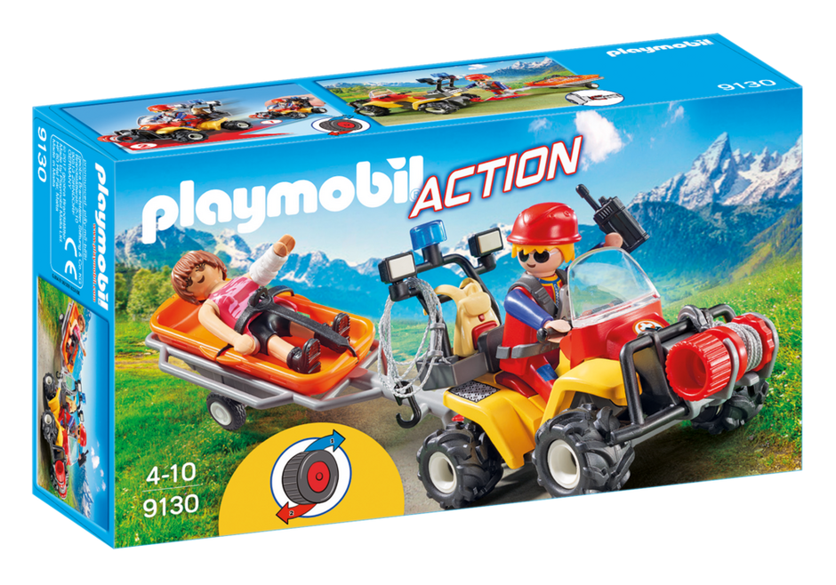 Playmobil 9130 - Mountain rescue quad - Box