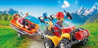 Playmobil - 9130 - Mountain rescue quad