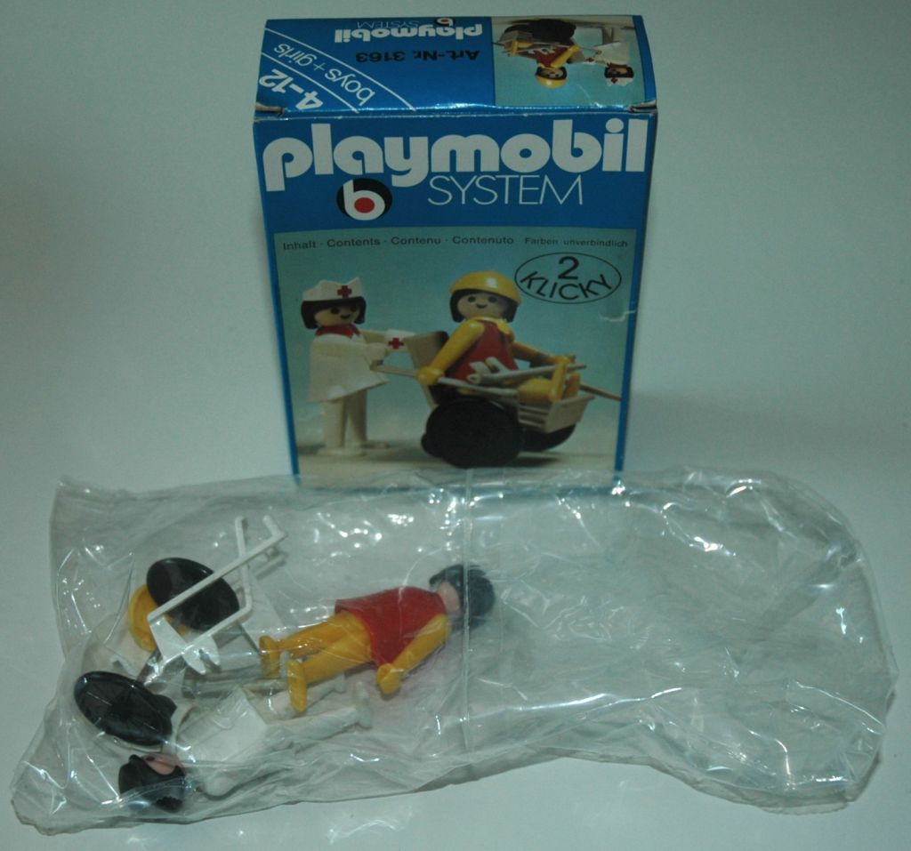 Playmobil 3163 - Nurse and patient - Box