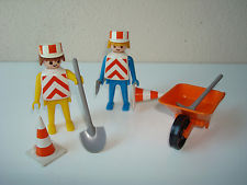 Playmobil 3161 - 2 Construction Workers - Back